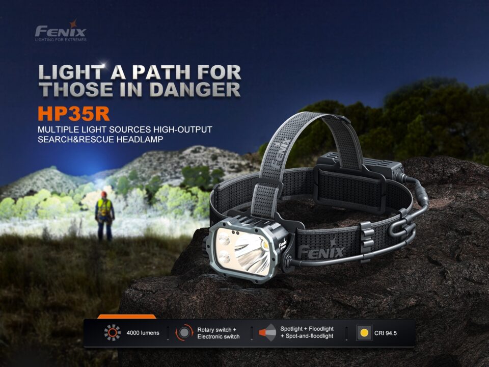 Fenix HP35R - 4000 lumens