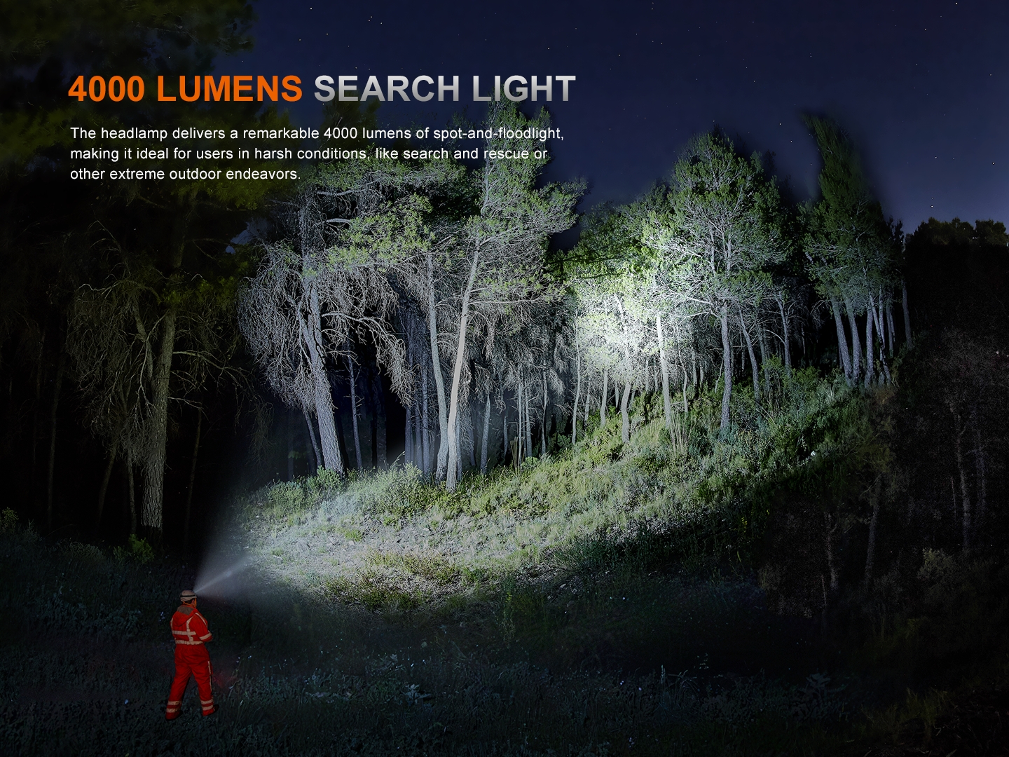 Fenix HP35R - 4000 lumens